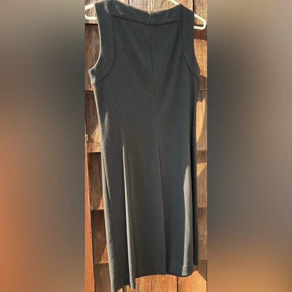 Women’s Ann Taylor Black dress with Rhinestone Button - Picture 2 of 4
